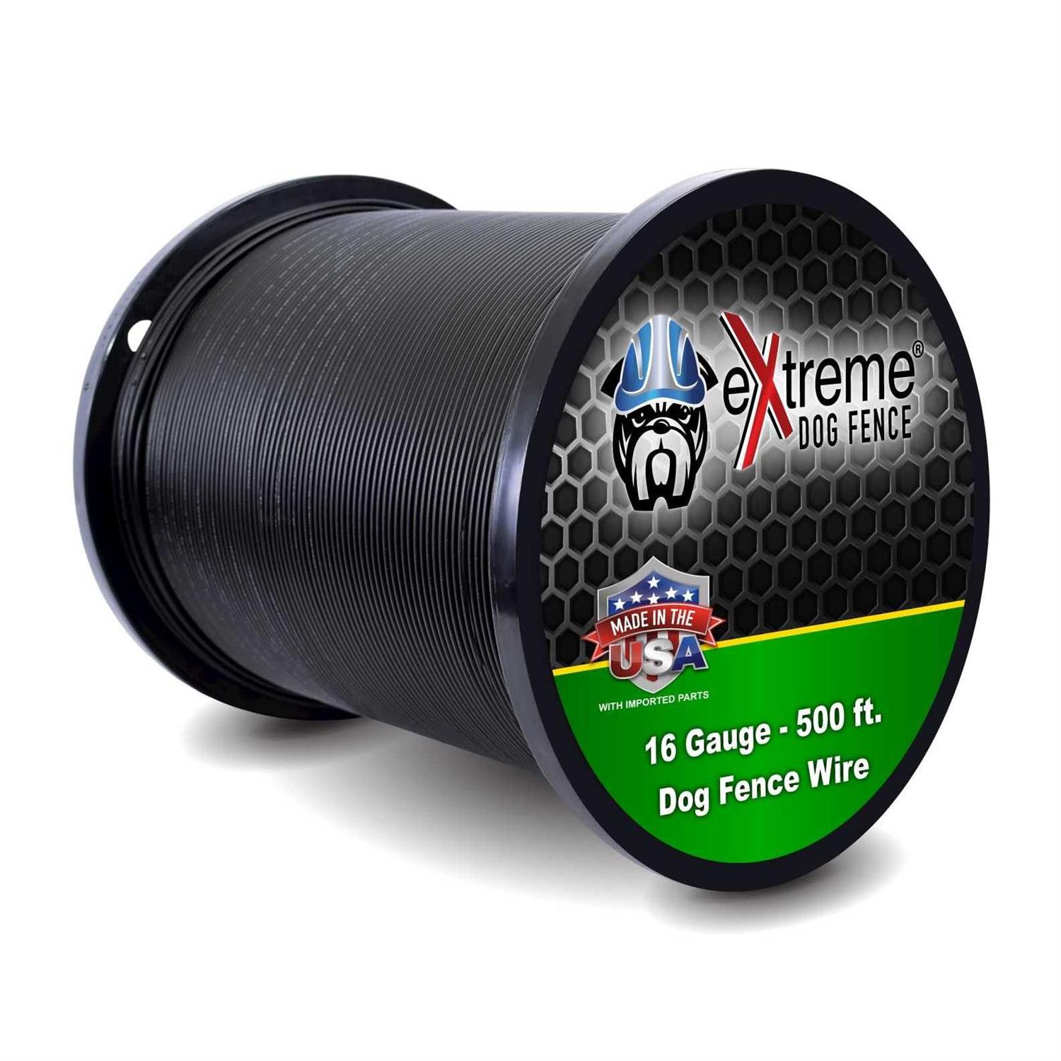 Electric Dog Fence + Remote Trainer 2 Dog / 1000′ of 16 Gauge Underground Dog Fence Wire - Healthber