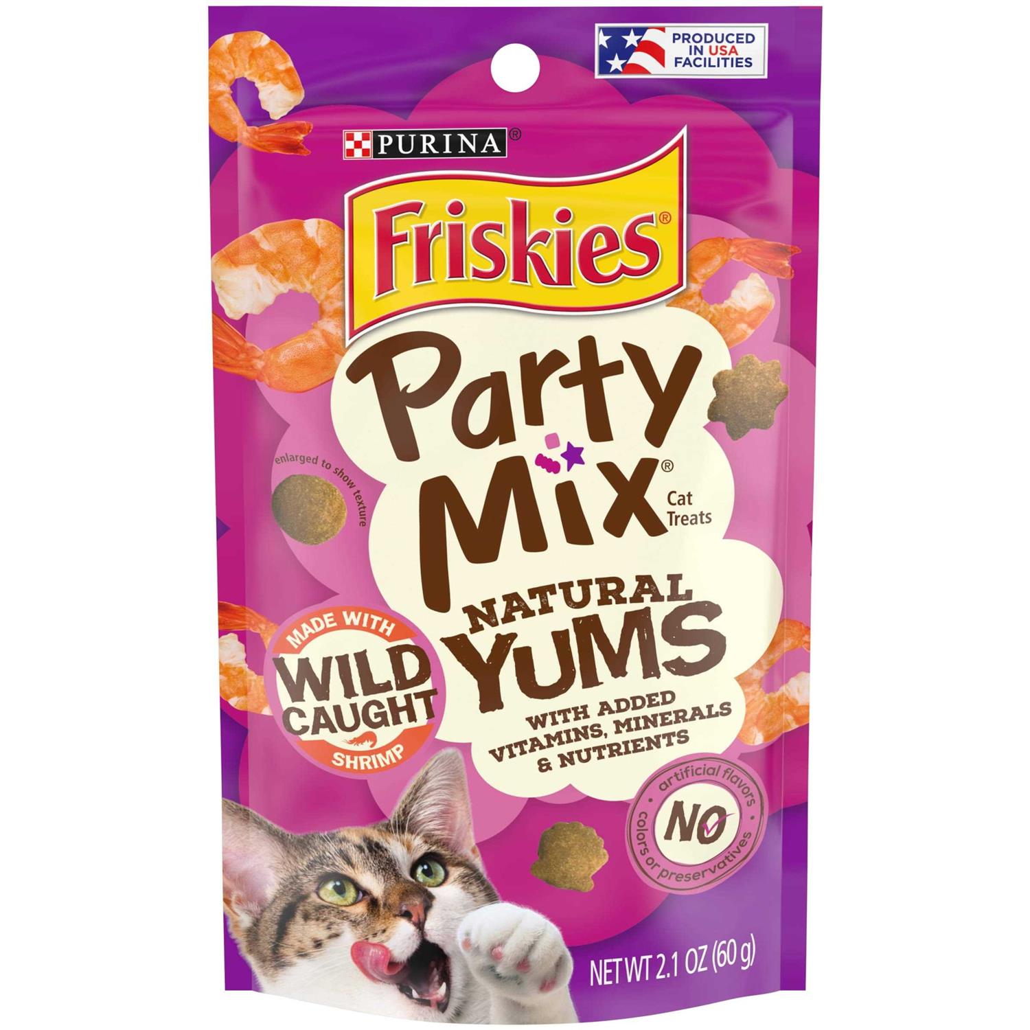 Friskies Cat Treats Natural Party Mix - Healthber