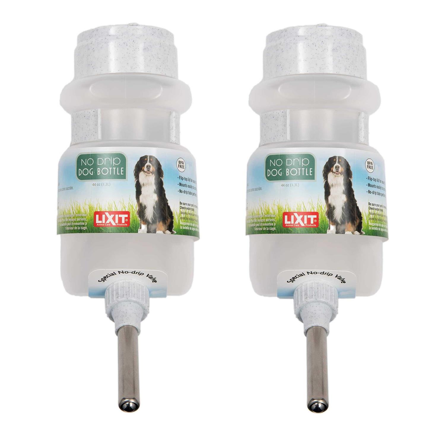 Lixit Top Fill No-Drip Water Bottles for Dogs - Healthber