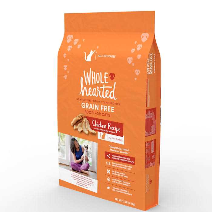 WholeHearted Grain Free Chicken Formula Dry Cat Food - Healthber