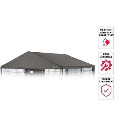 Retriever 10 ft. x 10 ft. Kennel Roof Cover - Healthber