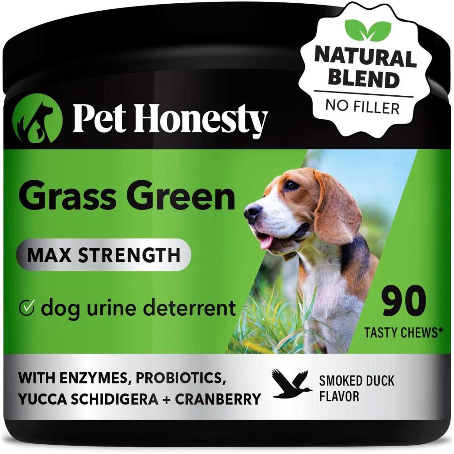 PetHonesty Grass Green Max-Strength Duck Flavored Soft Chews Urinary & Lawn Protection Dog Supplement - Healthber