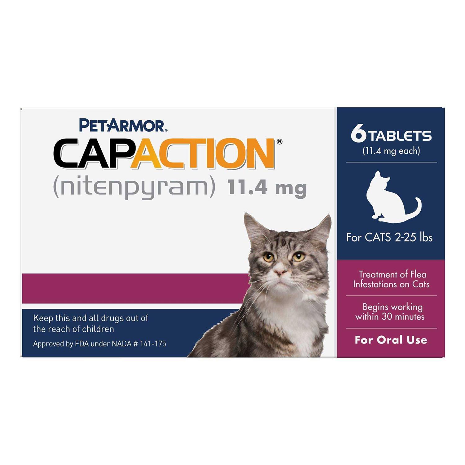 CapAction Flea Treatment for Cats - Healthber