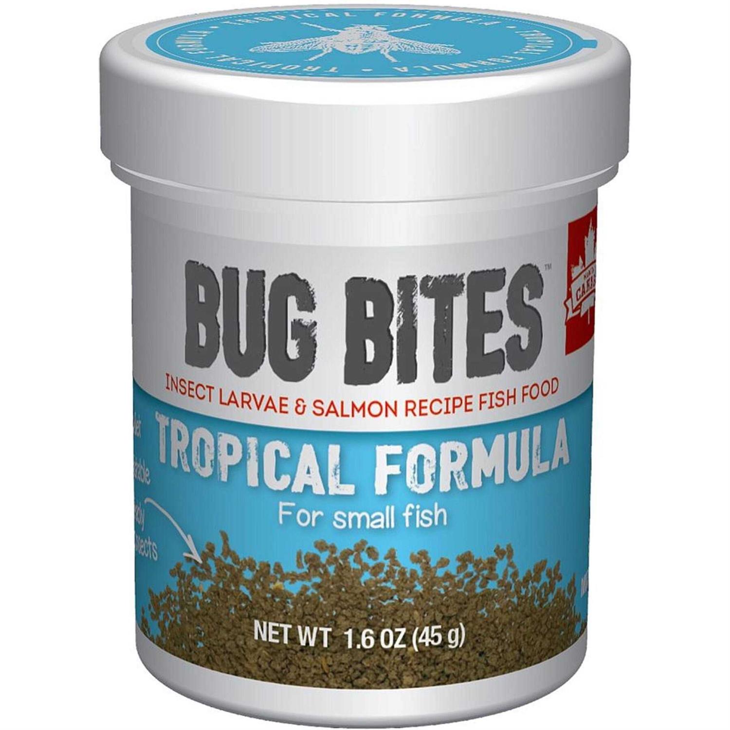 Fluval Bug Bites Tropical Fish Small Granules - Healthber