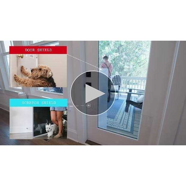 CLAWGUARD Scratch-Shield Strong Transparent Protection to Shield from Pet Damage to Drywall, Doors and Screen Doors. Keep Paws Safe and Home Clean - Healthber