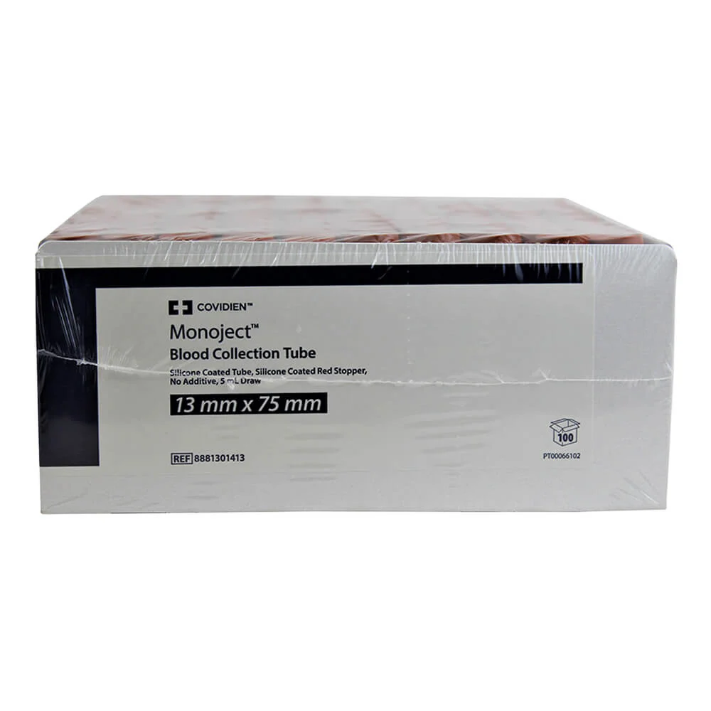 Rx Monoject Blood Collection Tubes, 5 mL, 100 ct - Healthber