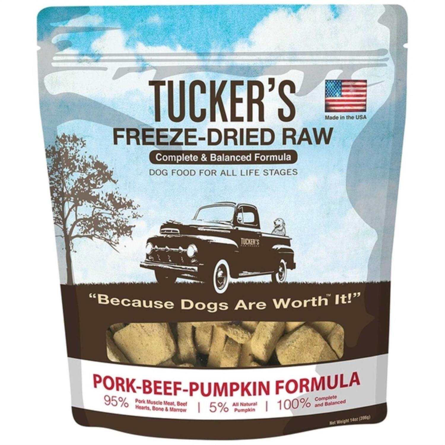 Tucker’s Freeze Dried Beef & Pumpkin 14oz - Healthber
