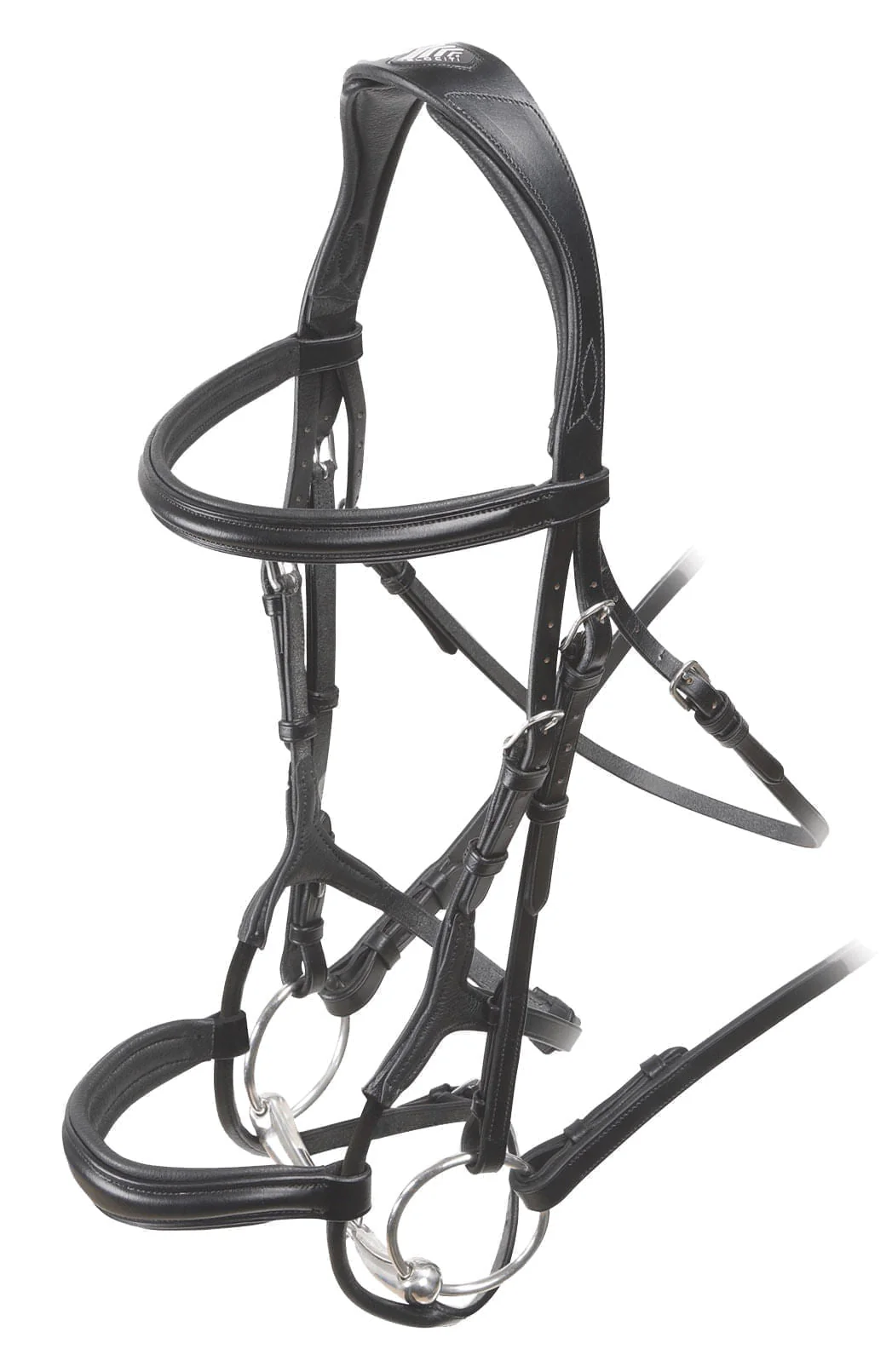 Velociti Rolled Padded Cavesson Bridle - Healthber