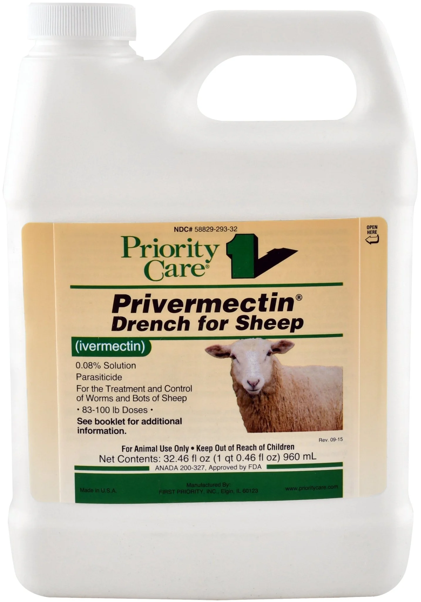 Privermectin Sheep Drench Wormer - Healthber