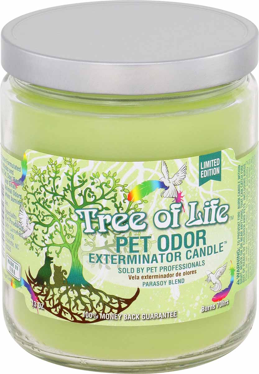 Pet Odor Exterminator Candle, Tree of Life, 13 oz - Healthber