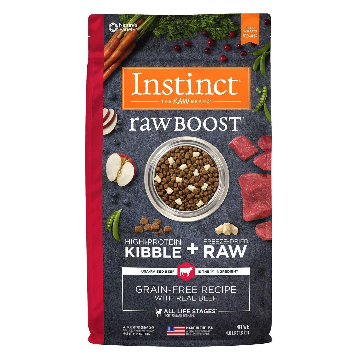 Instinct Raw Boost Real Salmon Recipe Grain-Free Dry Dog Food - Healthber