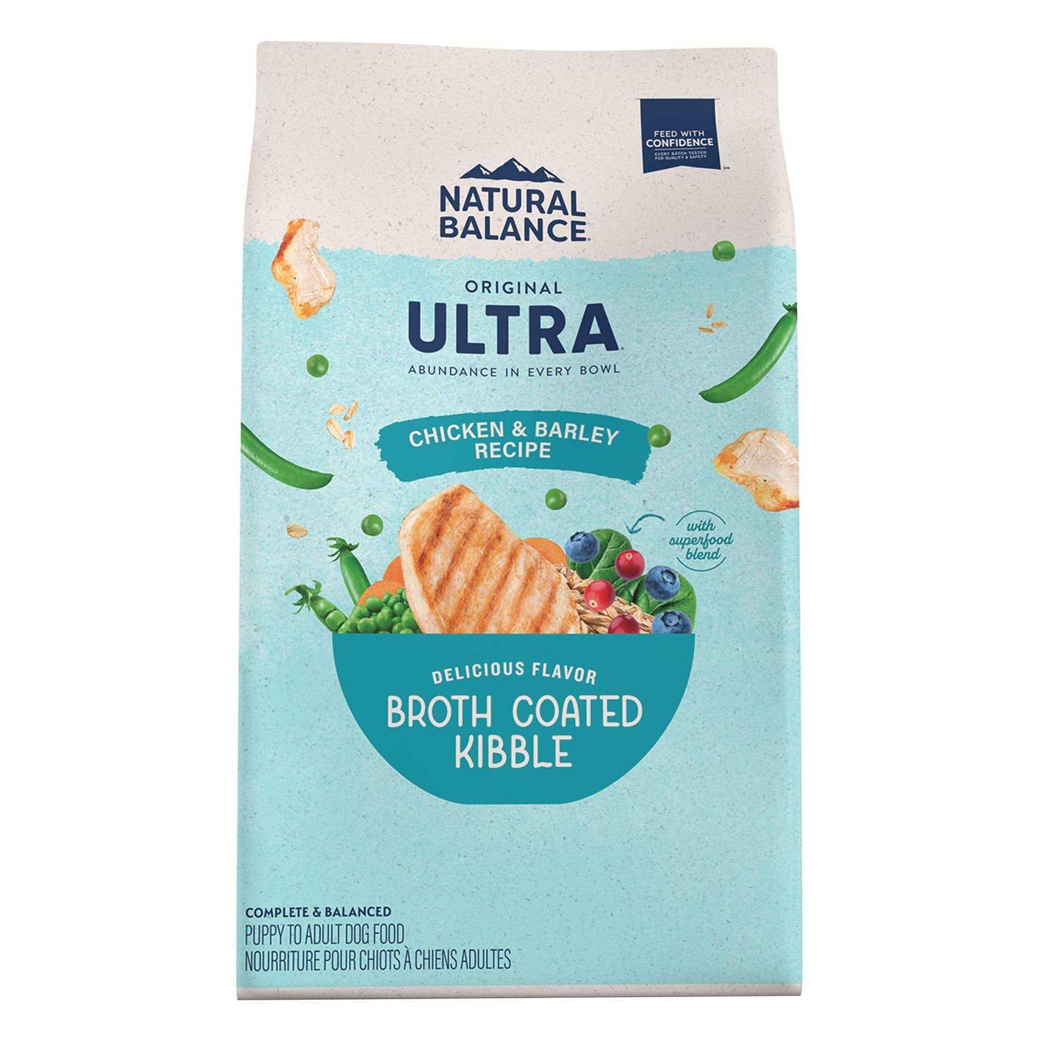 Natural Balance Original Ultra Chicken & Barley Dry Dog Food - Healthber