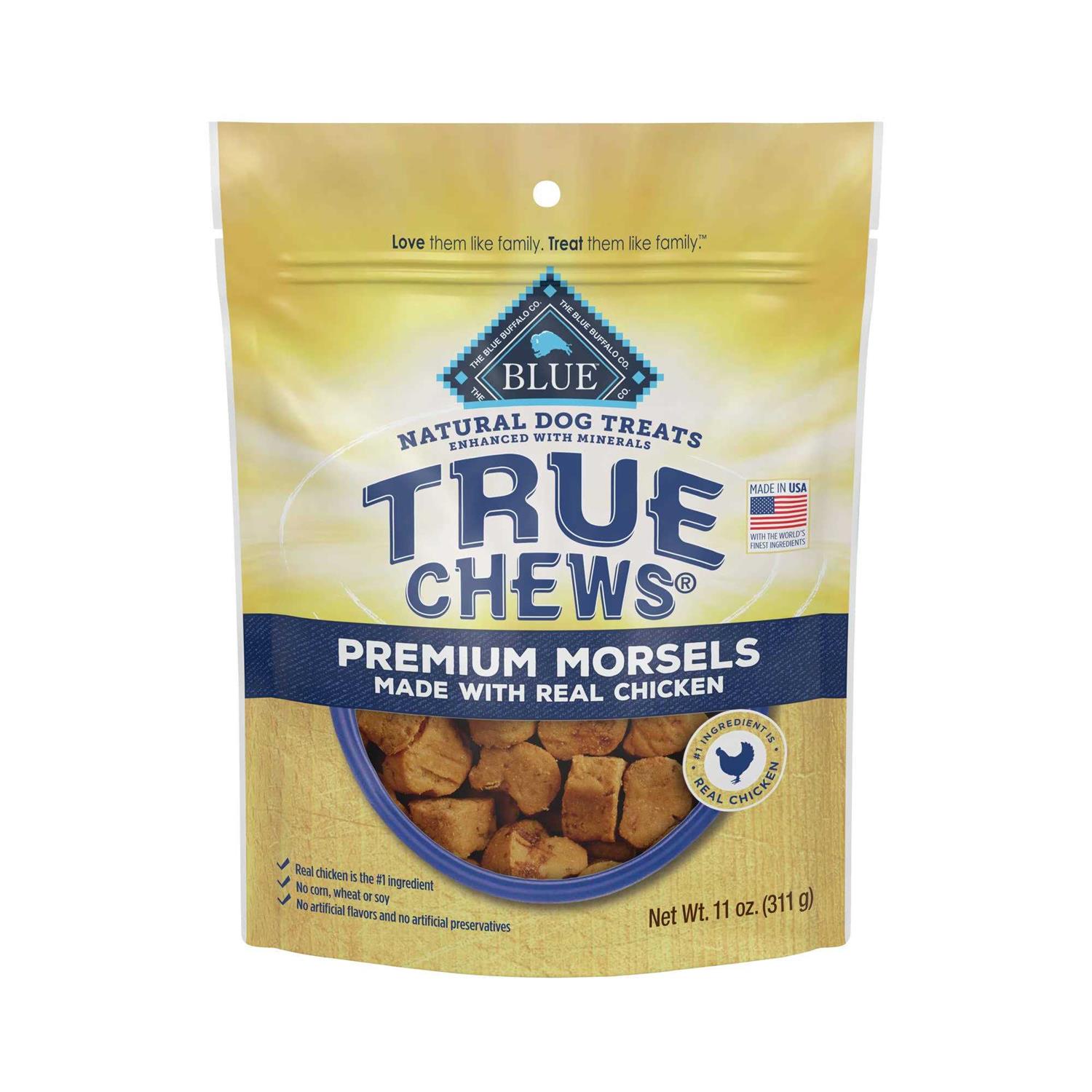Blue Buffalo True Chews Premium Morsels Chicken Dog Treats - Healthber