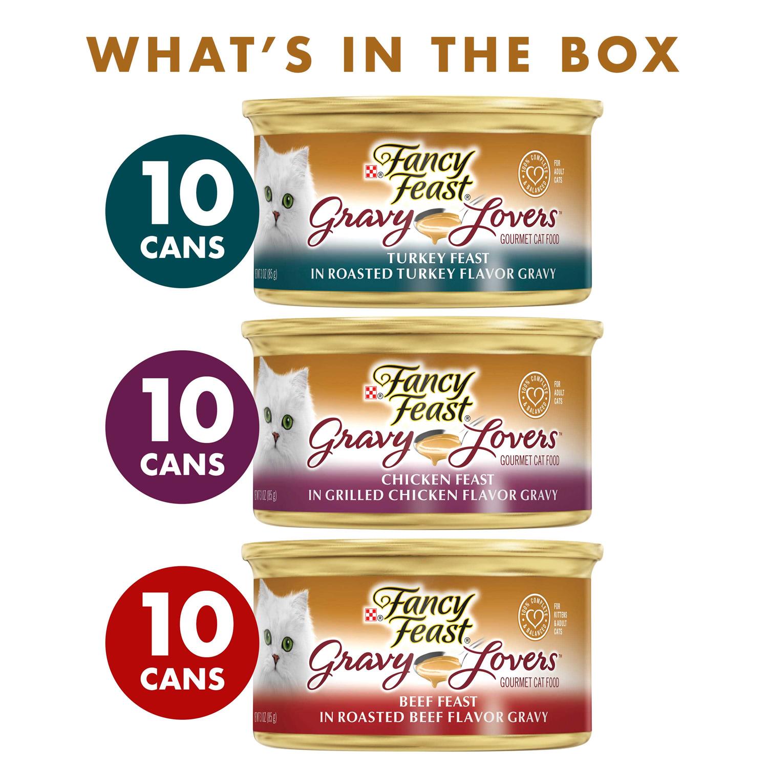 Fancy Feast Gourmet Wet Gravy Lovers Cat Canned Food - Healthber