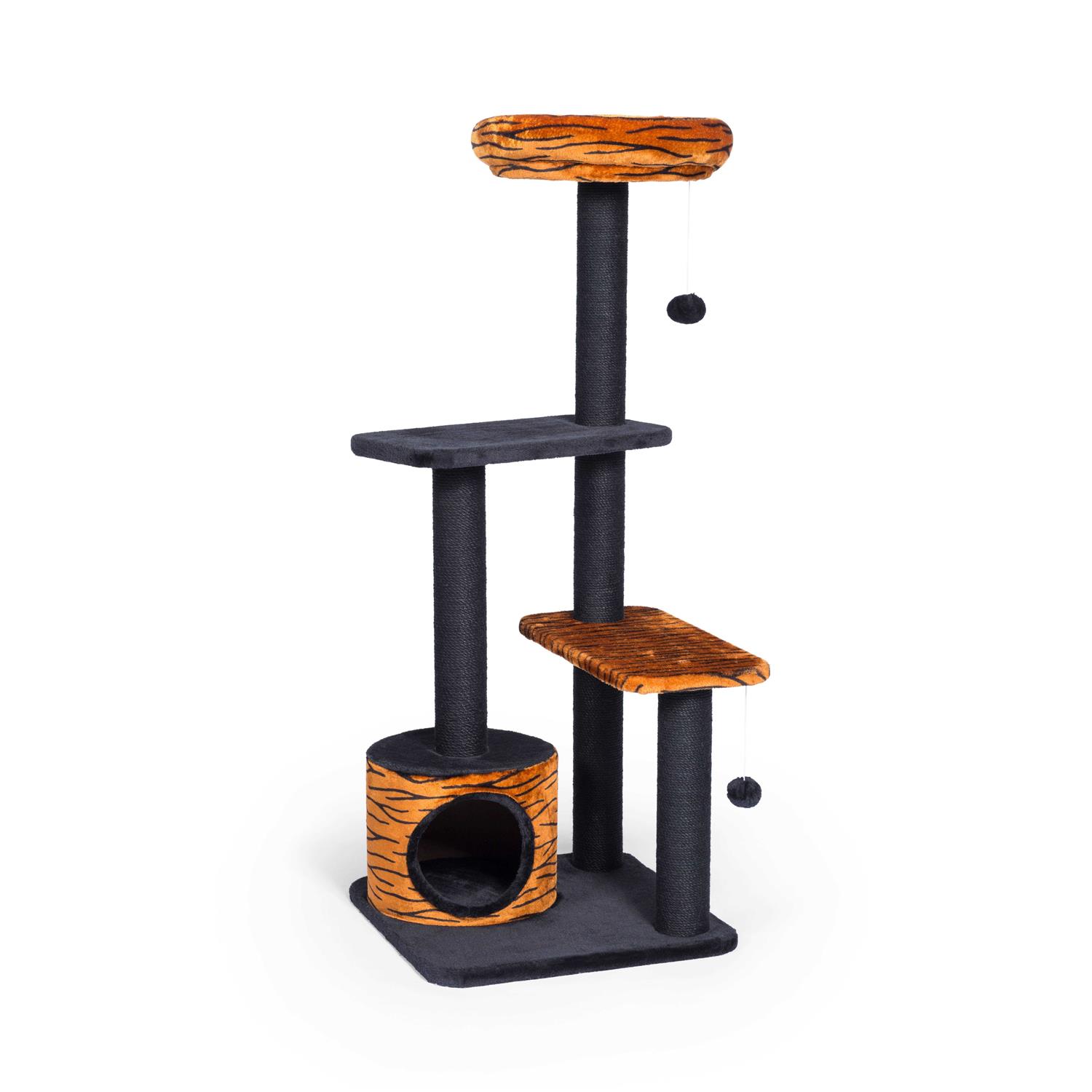 Prevue Pet Products Kitty Power Paws Tiger Tower - Healthber