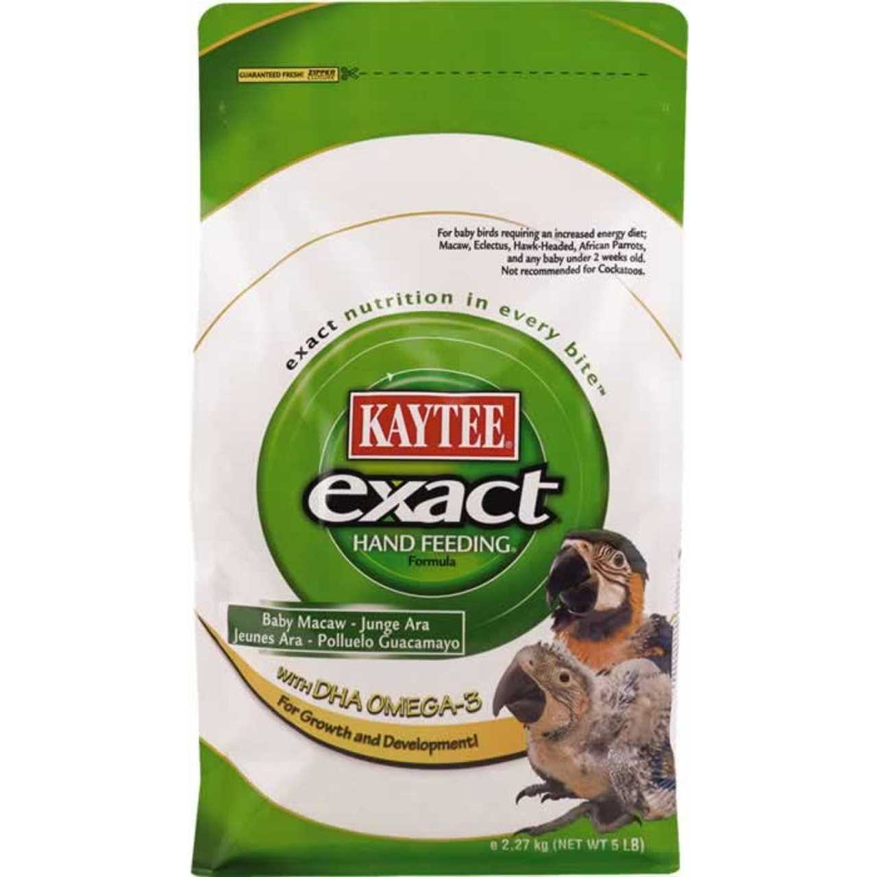 Kaytee Exact Hand Feeding Formula for Baby Macaws - Healthber
