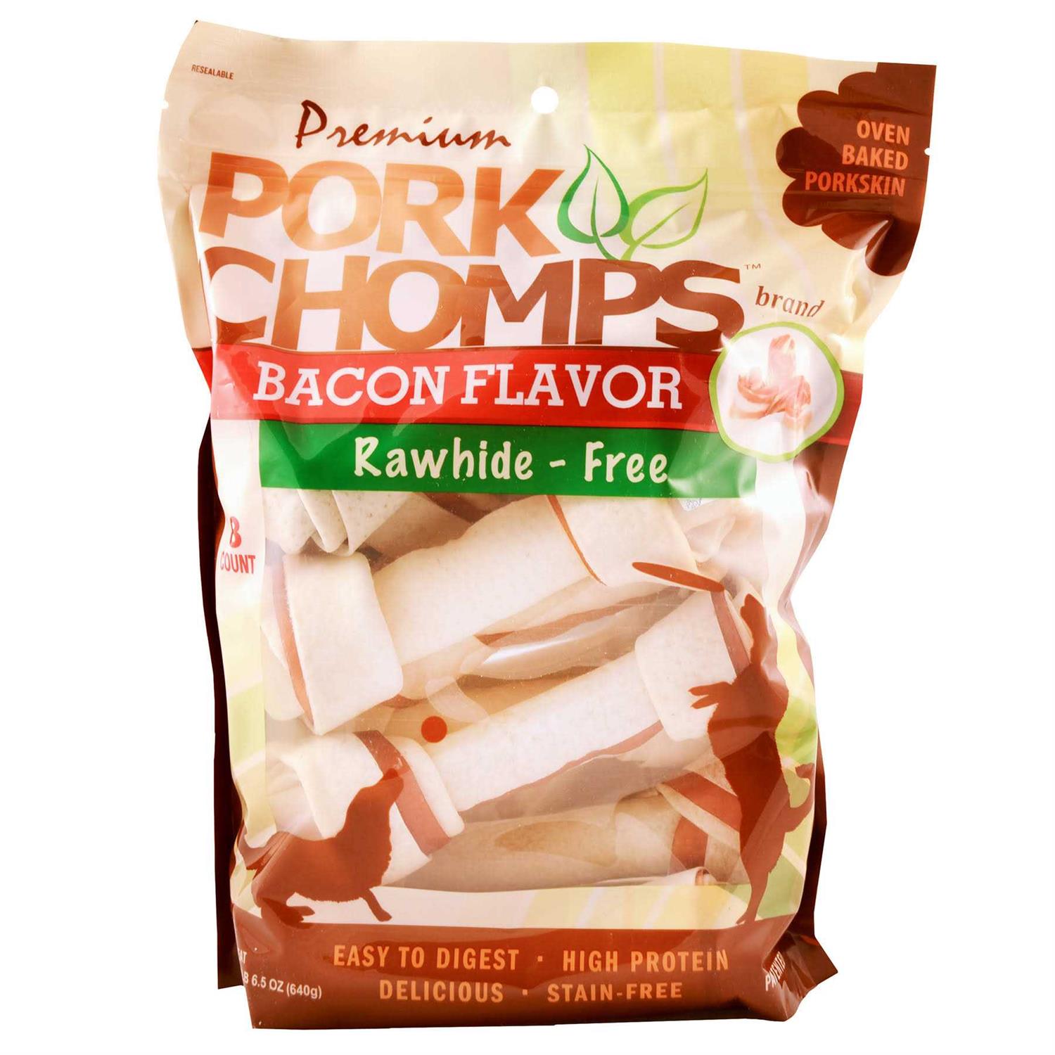 Premium Pork Chomps Bacon Knotz - Healthber