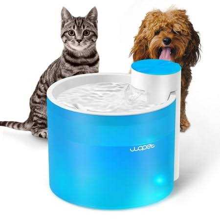 Wopet Pet Dog Cat Water Fountains Dispenser - Healthber