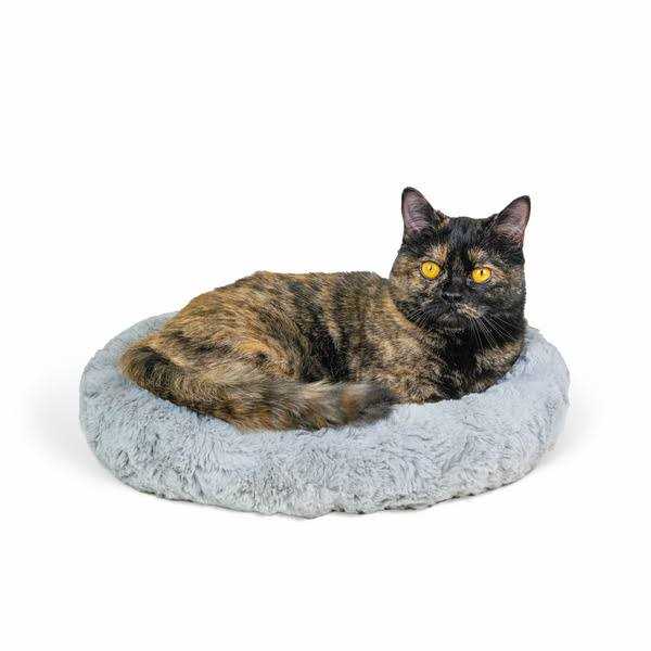 Best Friends by Sheri Faux Fur Self Warming Cat Bed - Healthber