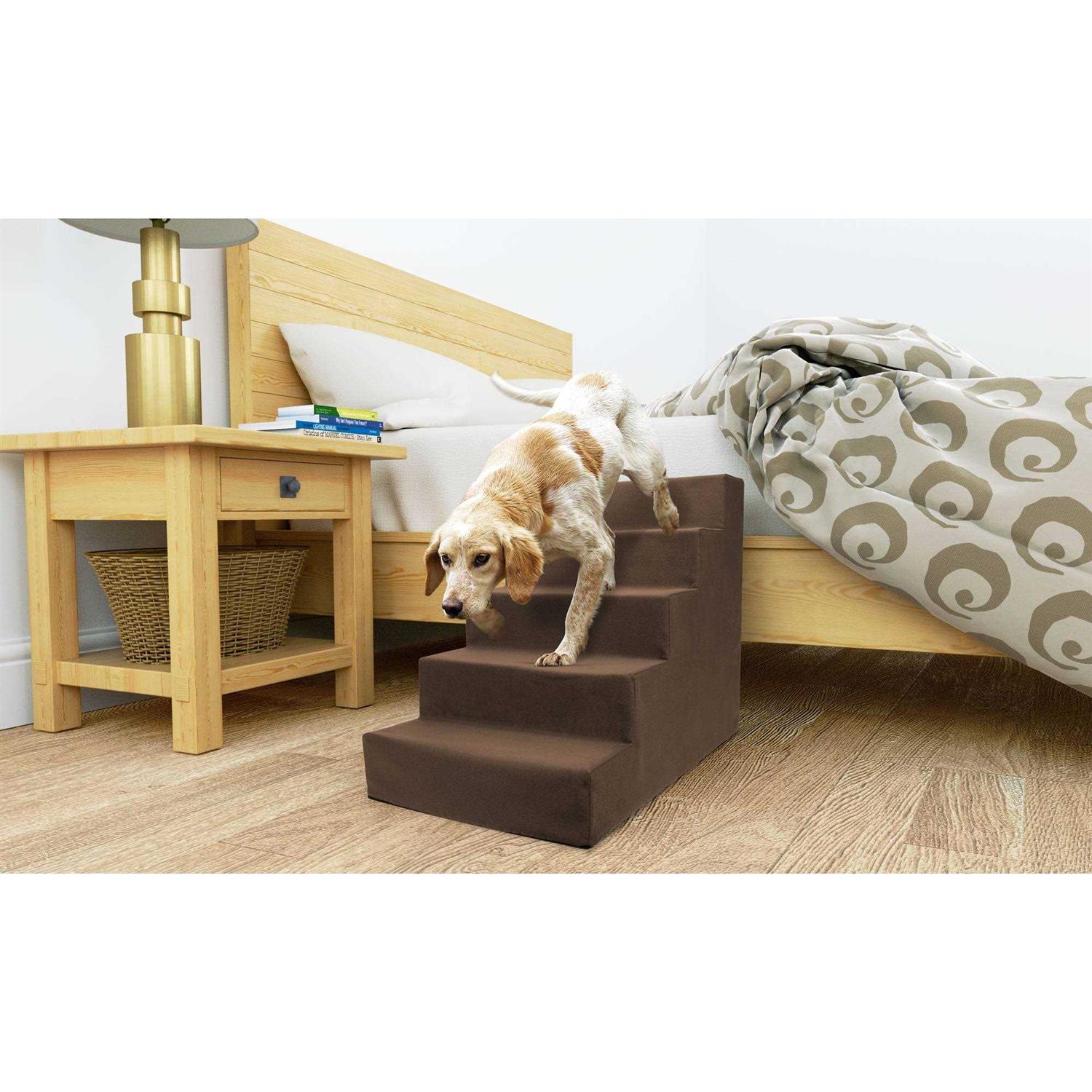Precious Tails High Density Foam 5 Steps Pet Stairs - Healthber