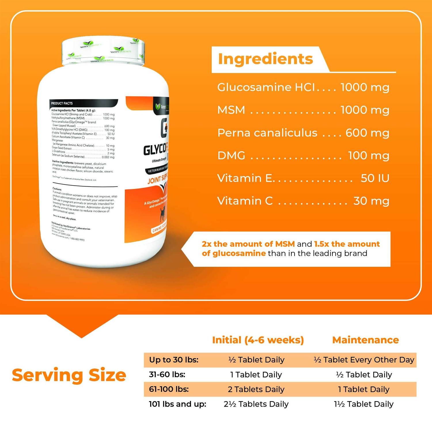 GlycoFlex 3 for Dogs - Healthber