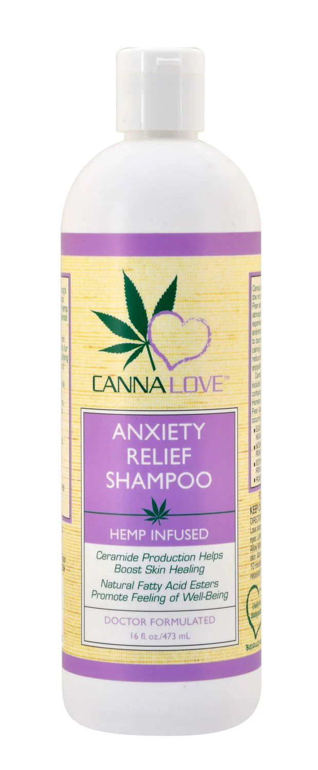 CannaLove Anxiety Relief Shampoo, 16 oz - Healthber