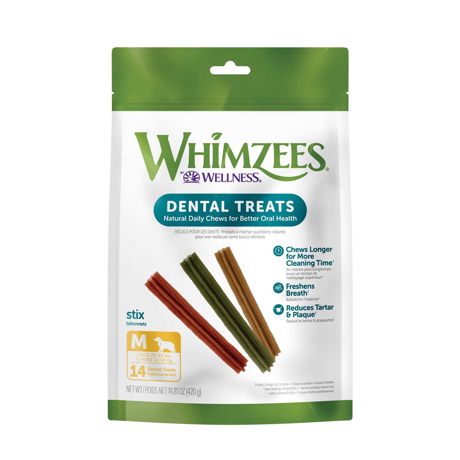 Whimzees Stix Dental Dog Treats - Healthber