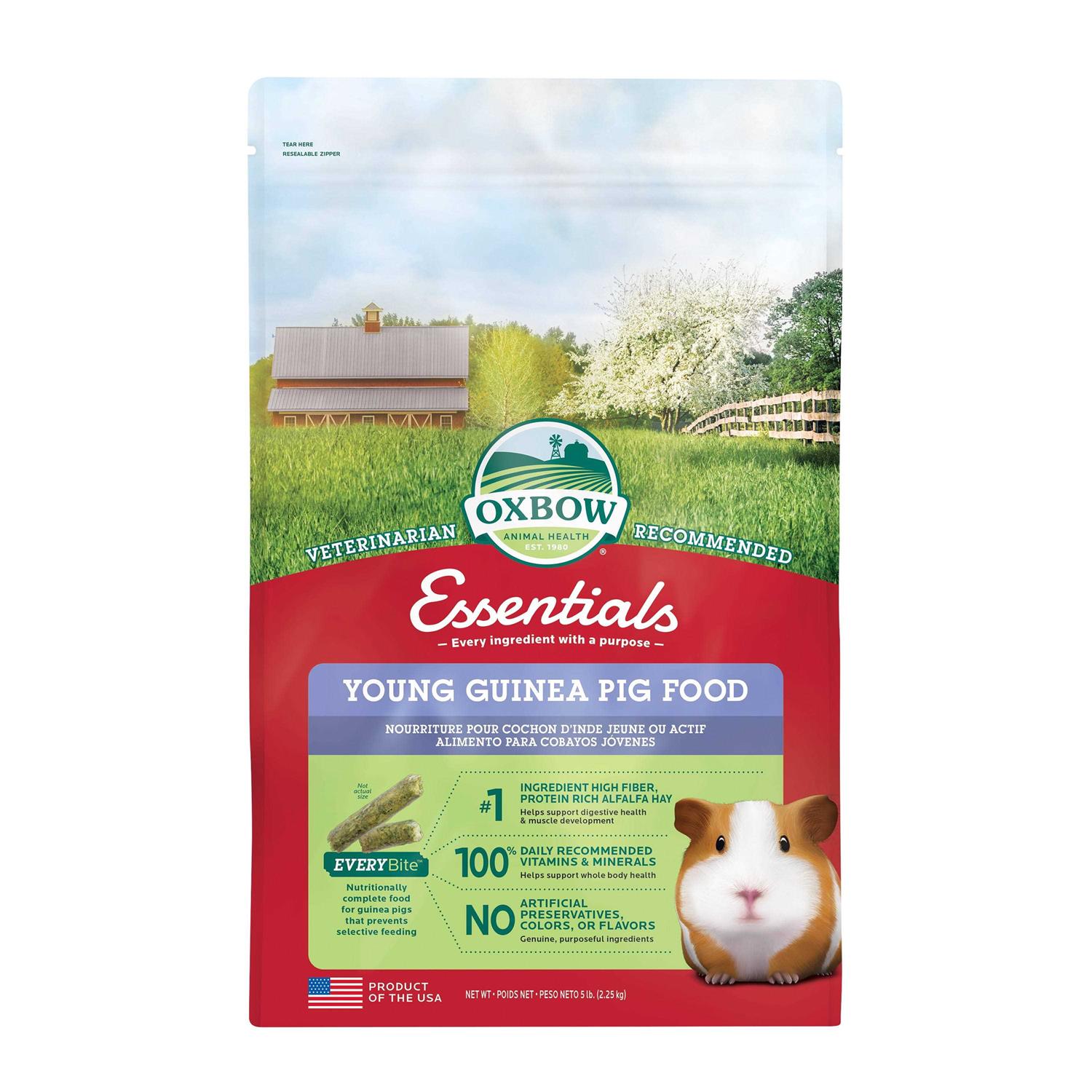 Oxbow Essentials Young Guinea Pig Food - Healthber