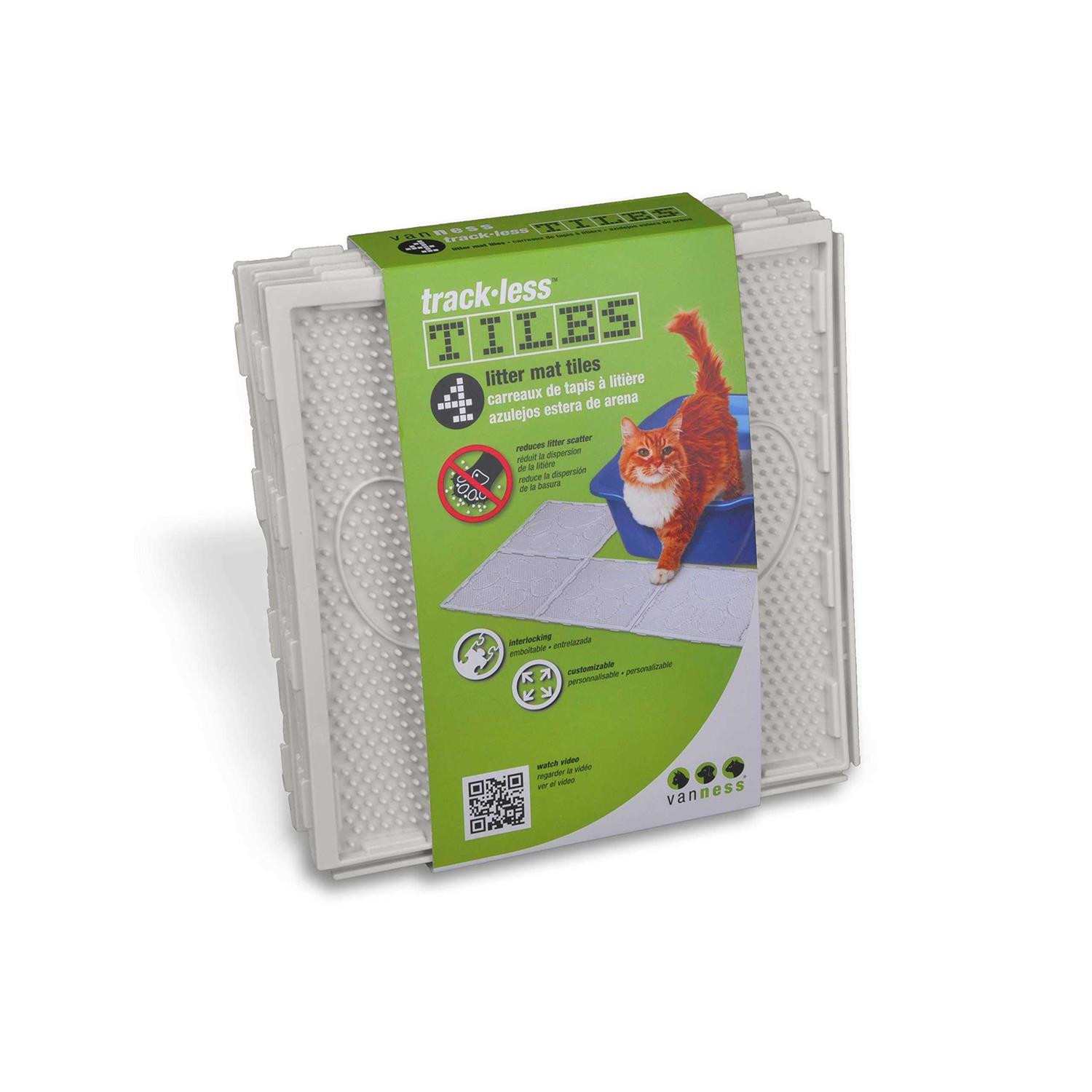 Van Ness Track Less Litter Mat Tiles - Healthber