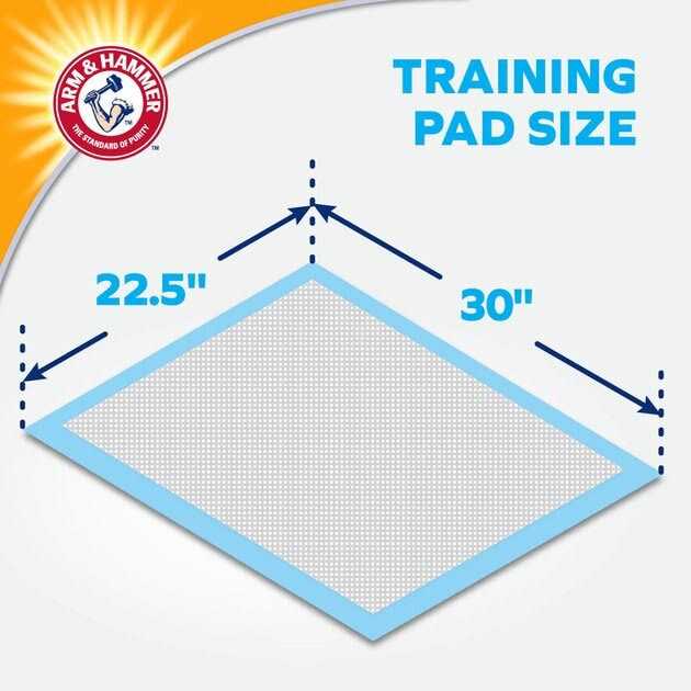 Arm & Hammer for Dogs XL Training Pads 30% Larger Coverage New & Improved Super Absorbent - Healthber