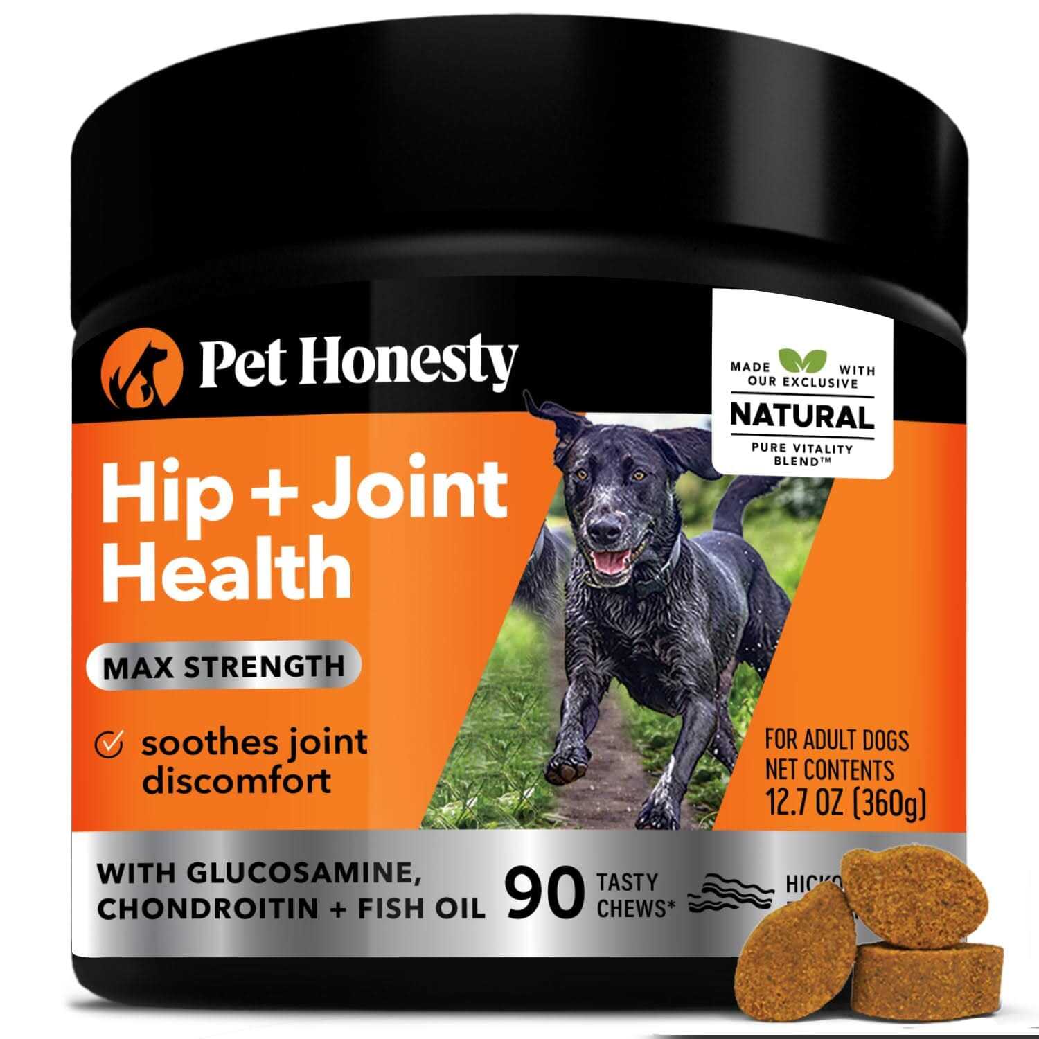 Pet Honesty Hip + Joint Health Max Strength Chews - Healthber