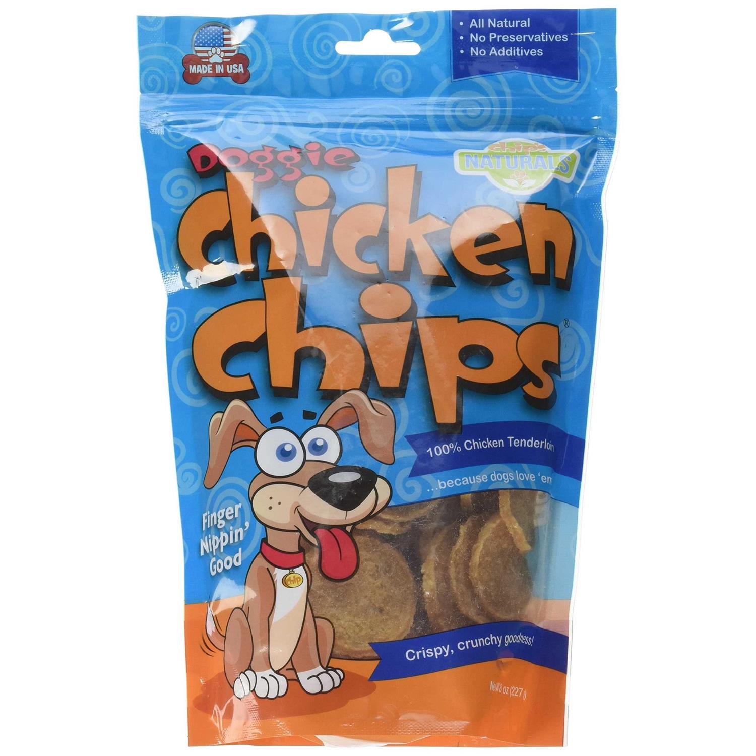 Doggie Chicken Chips Dog Treats - Healthber