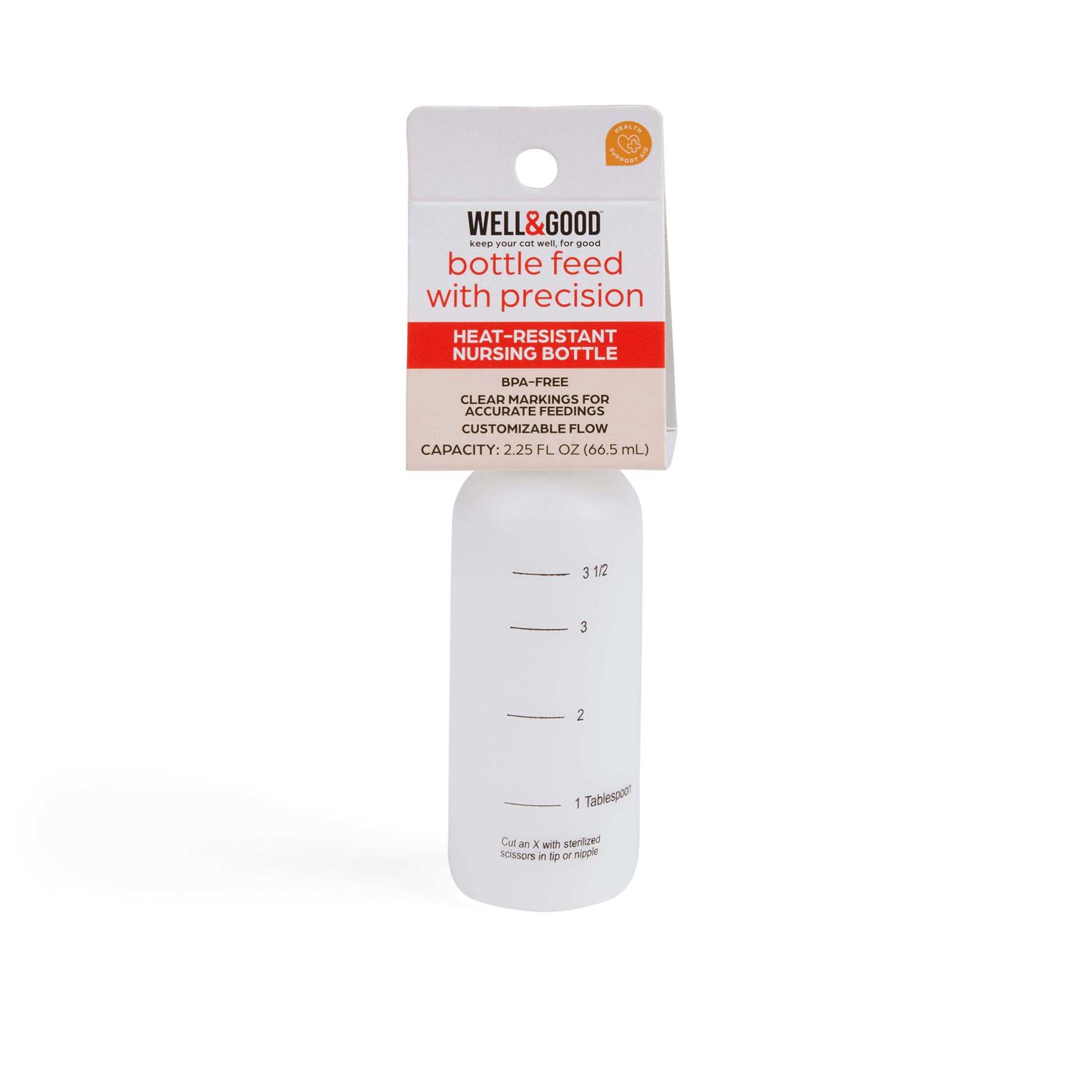 Well & Good Kitten Nursing Bottle - Healthber