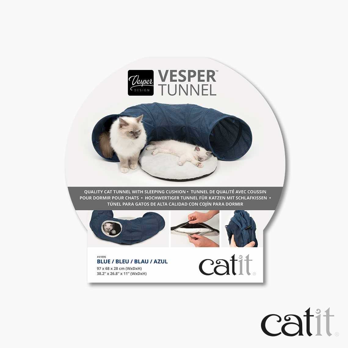 Catit Vesper Cat Tunnel - Healthber
