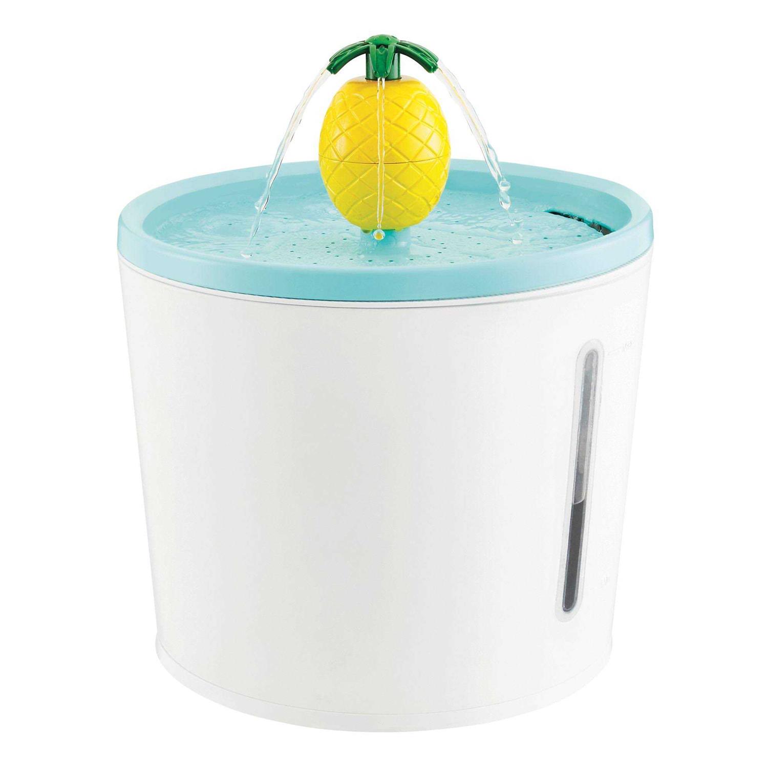 Whisker City Pineapple Cat Water Fountain - Healthber