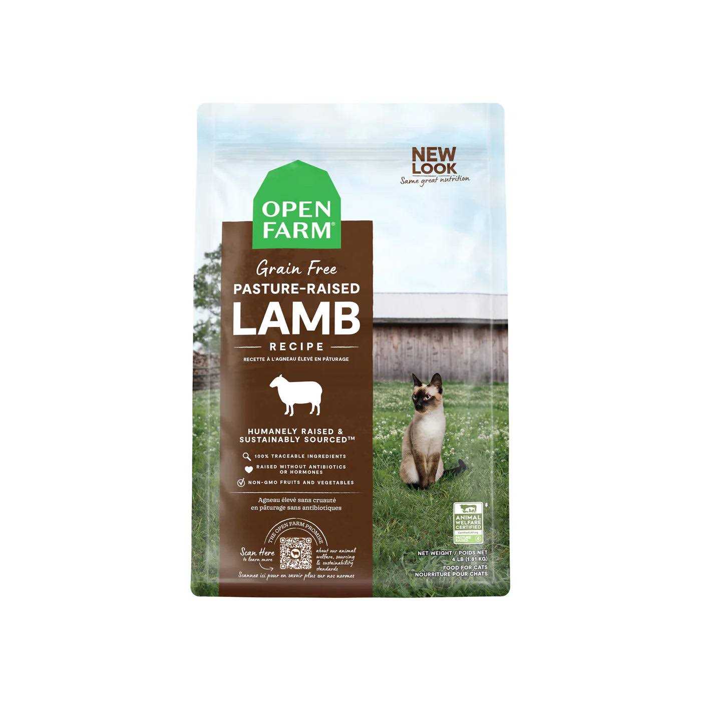 Open Farm Grain Free Pasture Raised Lamb Recipe Dry Cat Food - Healthber