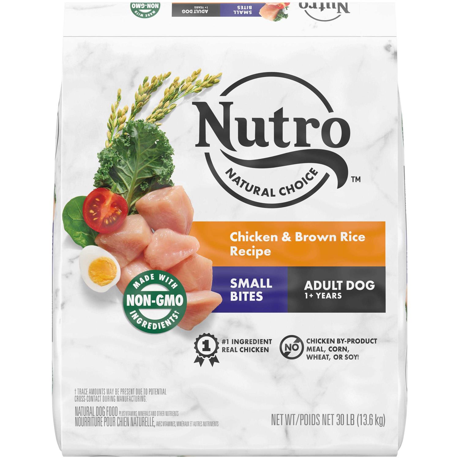 Nutro Natural Choice Small Bites Adult Chicken & Brown Rice Dry Dog Food - Healthber