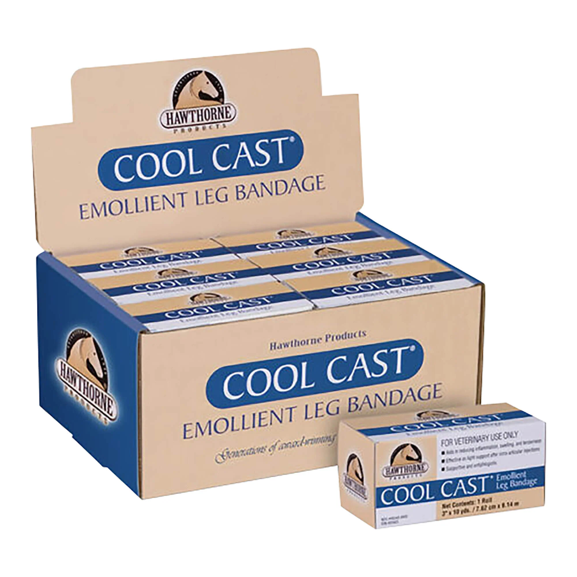 Cool Cast Emollient Leg Bandage for Horses, 10 Yards - Healthber
