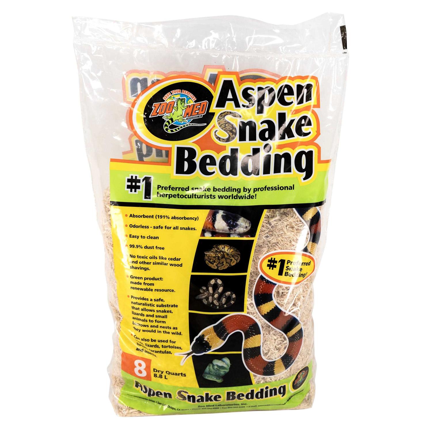 Zoo Med Aspen Snake Bedding - Healthber
