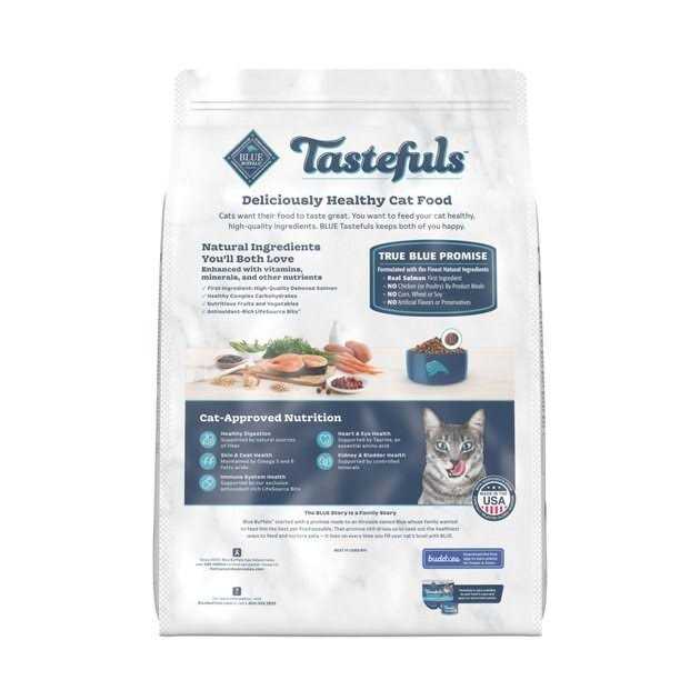 Blue Buffalo Tastefuls Adult Dry Cat Food Brown Rice - Healthber