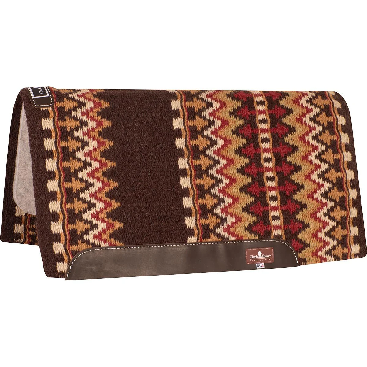 Classic Equine Wool Top Saddle Pad - Healthber