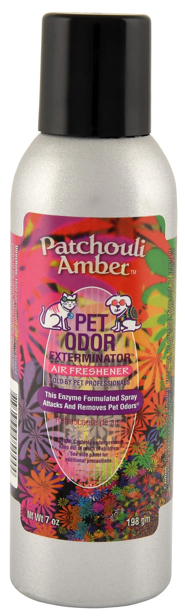 Pet Odor Exterminator Air Freshener Spray, Patchouli Amber, 7 oz - Healthber