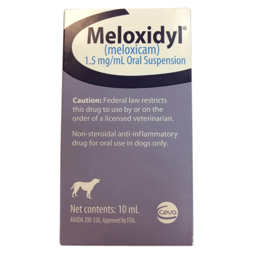 Rx Meloxidyl (meloxicam) 1.5mg/mL Oral Suspension for Dogs - Healthber