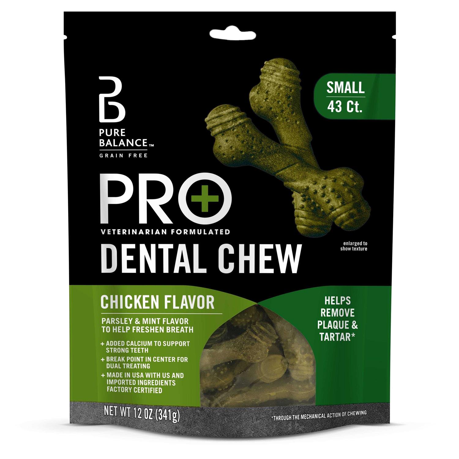Pure Balance Pro+ Dental Chews for Dogs - Healthber