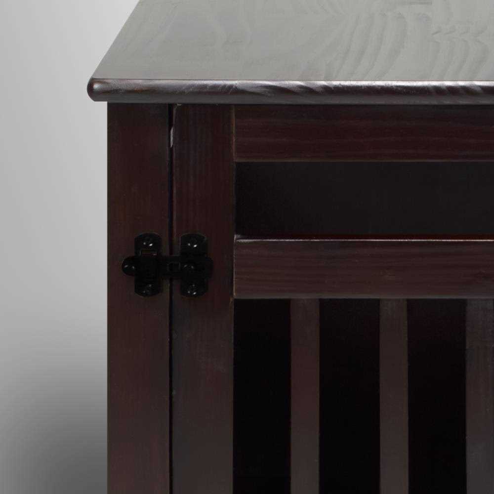 Casual Home Chappy Espresso Pet Crate - Healthber