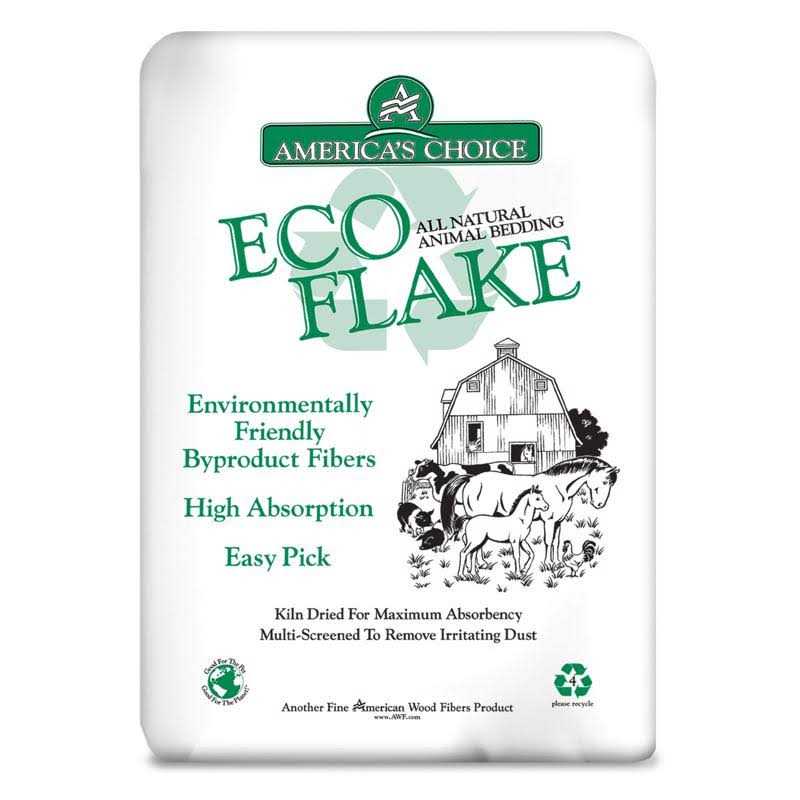 America’s Choice Eco Flake 5.5 cu ft Wood Animal Bedding 0P2ECOAC - Healthber