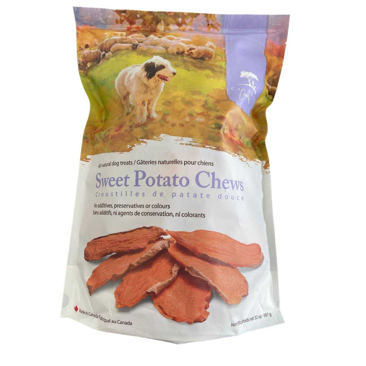 Caledon Farms Dog Treats Sweet Potato Chews - Healthber
