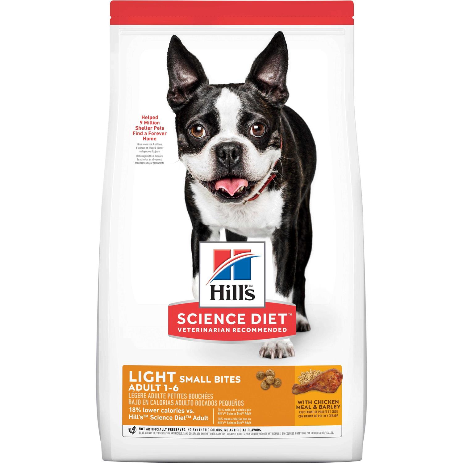 Hill’s Science Diet Adult Light Small Bites Chicken Meal & Barley Dry Dog Food - Healthber