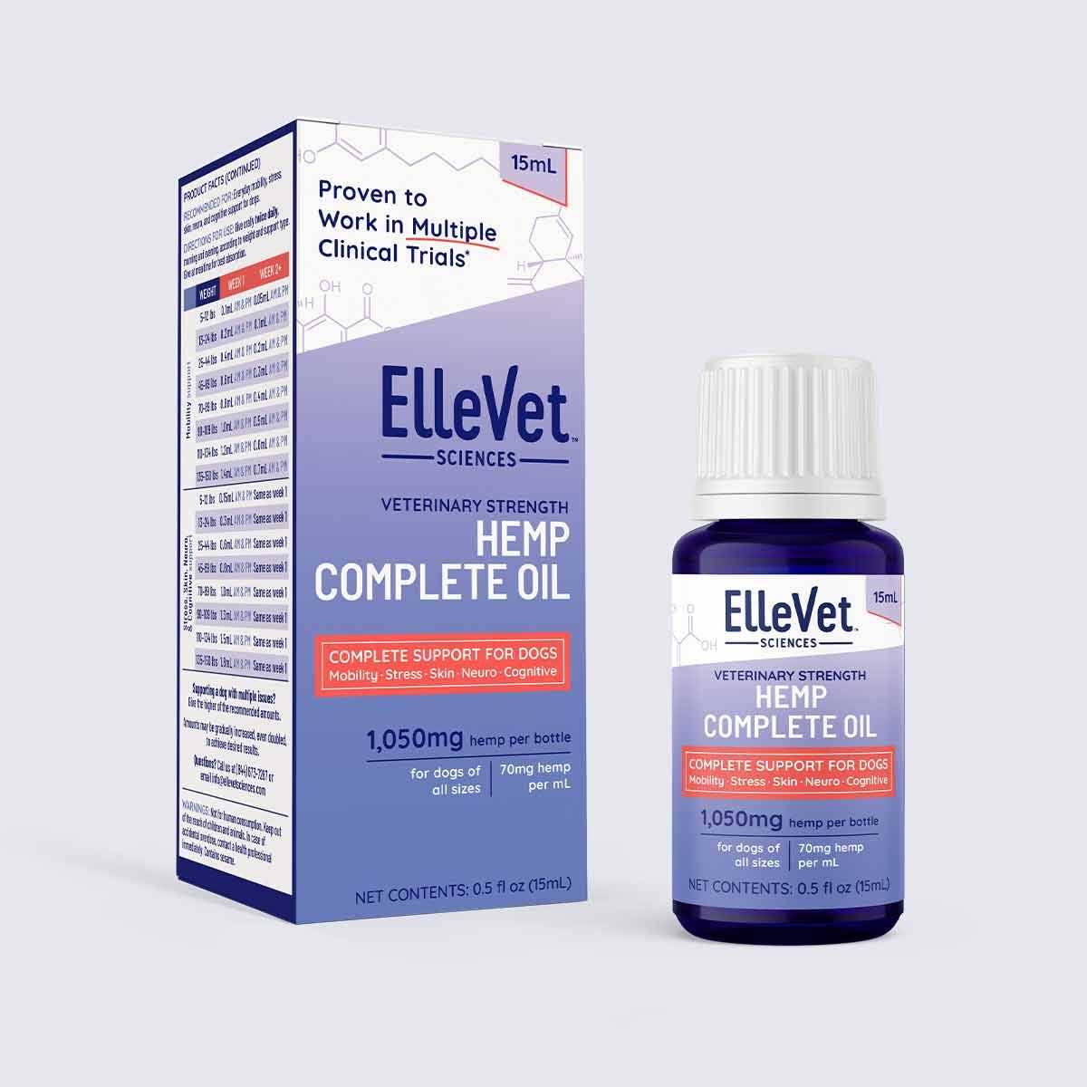 ElleVet Hemp Oil For Mobility Calming & More For Dogs - Healthber