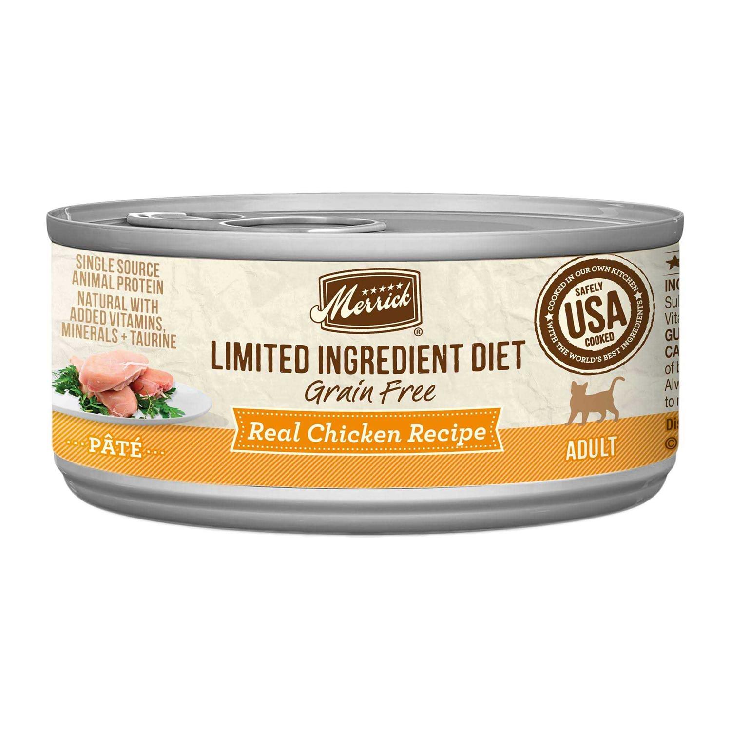 Merrick Limited Ingredient Diet Grain Free Real Duck Pate Canned Cat Food - Healthber